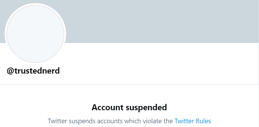 BlaireWhite's tweet photo. In case you need one drop of good news in 2020, pedophile Jessica Yaniv has been suspended from Twitter. https://t.co/MrmPtkm8LV