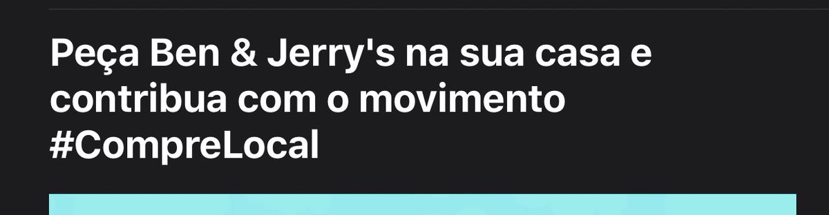 Lac0rte's tweet image. Visivelmente, a @benandjerrysBR não sabe o que é #CompreLocal. E-mail que eu recebi deles.