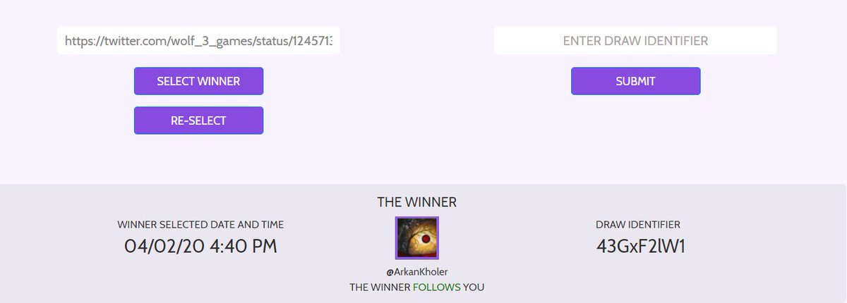 wolf_3_games's tweet photo. Congratulations to @ArkanKholer for winning the game! I will send you the steam activation key in the dm! #Staysafe 🐺 https://t.co/c39oU0DdE0