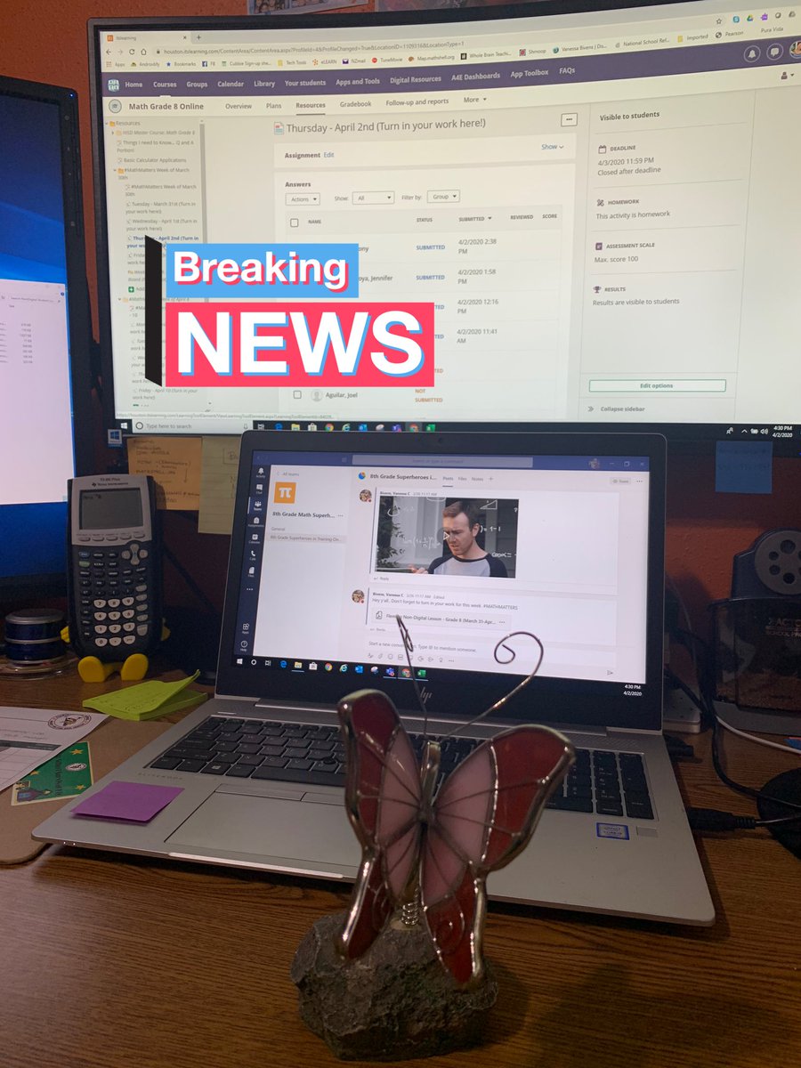 DatAmazingCoach's tweet photo. It is beginning to look 👀 alike like “online learning”  with @FPVAMSVikings Mathemagicians... #Progress

My favorite time of the day now  is from 2-5 where scholars are starting to get into live chat room for additional help or to turn in their daily work on the HUB. 🙌🏼 Score! https://t.co/jyhOoNod0x