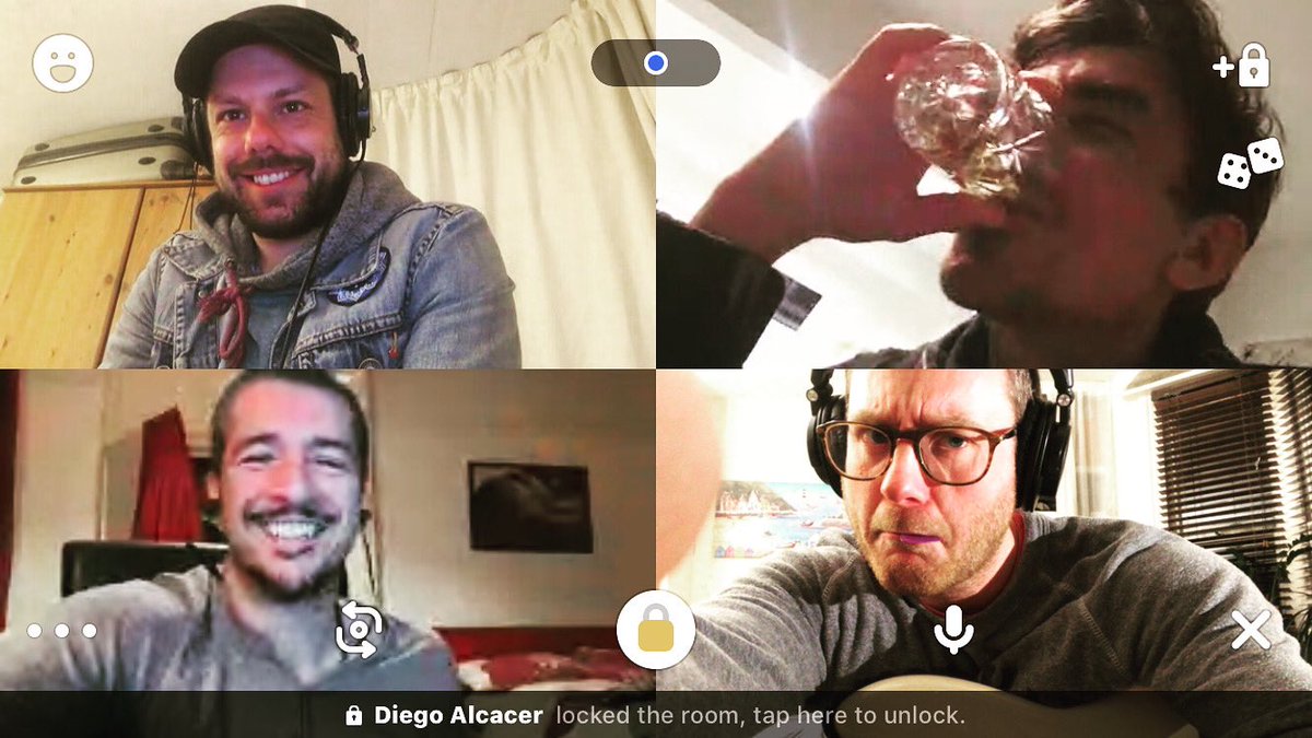 theblackfields1's tweet photo. A band meeting in these strange days. #bandmeeting #houseparty https://t.co/lMR7tfVsdR