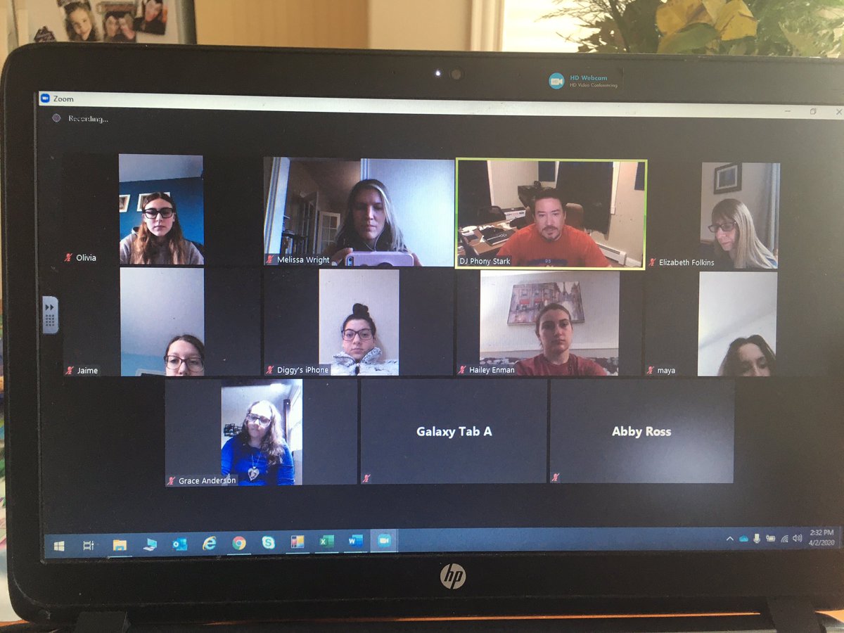 KVHSRenaissance's tweet photo. A huge shout out and thank you to @BradleeWSkinner for being a guest in our renaissance meeting today and talking about the importance of relationships and still celebrating during this time.  So many great things still in the works for our team! https://t.co/C4APTwRKIV