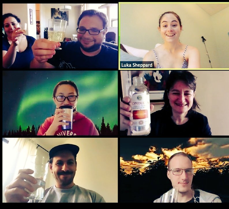 tepasslab's tweet photo. A virtual toast to our Dr. Dave ter Stal! Congratulations on a successful PhD defense! https://t.co/hpYBnnuZMb