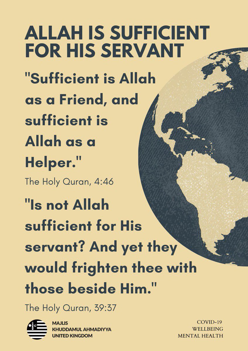 UKMuslimYouth's tweet photo. Allah is all that we need
#MuslimsForHumanity
#COVID19
#MentalHealth https://t.co/kZoTYCFrlU