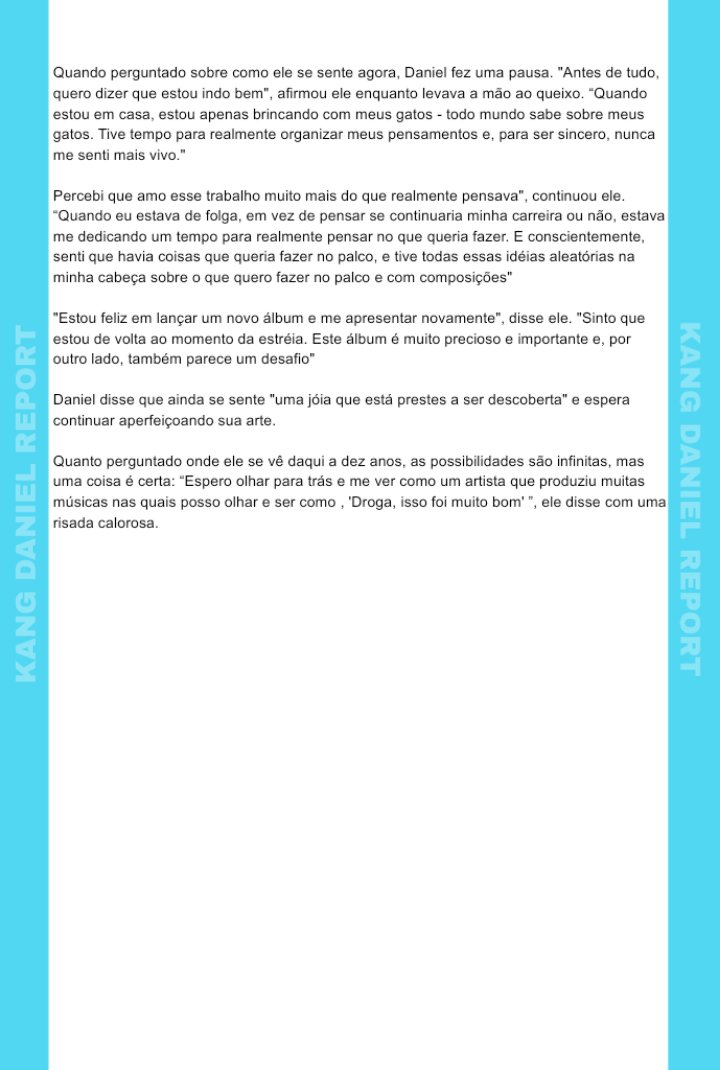 KDANIELREPORT's tweet photo. 📄 Kang Daniel deu uma entrevista para a MTV. Confira a tradução: https://t.co/R79xpdWW41