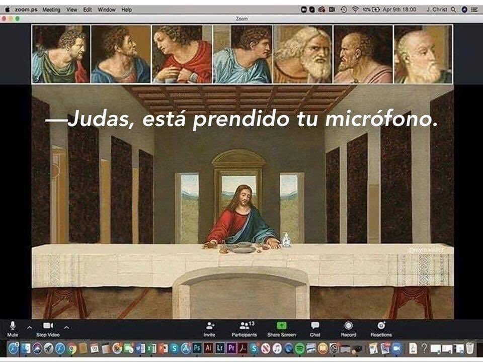 nacholozano's tweet photo. Última cena, abril del 2020. https://t.co/ZWEh576hHU