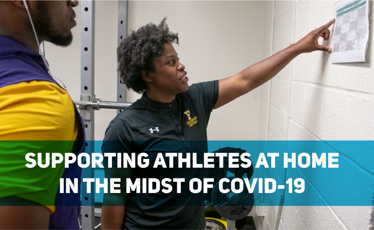 "Athletic trainers are still using what we are known for, which is our empathy and sympathy and really just being that person to help and guide people through the process.”
- Dakota Orlando, MSEd, LAT, ATC <a href="/KUHospital/">The University of Kansas Health System</a> 
Learn more: atyourownrisk.org/covid-19-suppo…