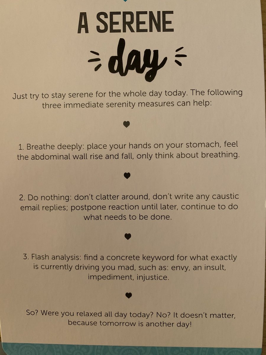 Daraghfallon's tweet photo. #30daysofmindfulness - challenge 16-17
Slacking off today. I’ll make up for it by giving you tomorrow’s challenge early.
I need to work harder on Point 2 for the serene day. Too easily distracted.
Stay safe 🧠🙏 https://t.co/FAiOLhD47M