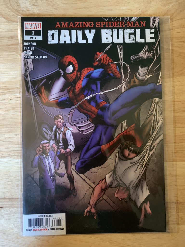 My  @Marvel book was Amazing Spider-Man Daily Bugle  @mat_johnson  @mackchater  @FraMobArt  @inkerscott1