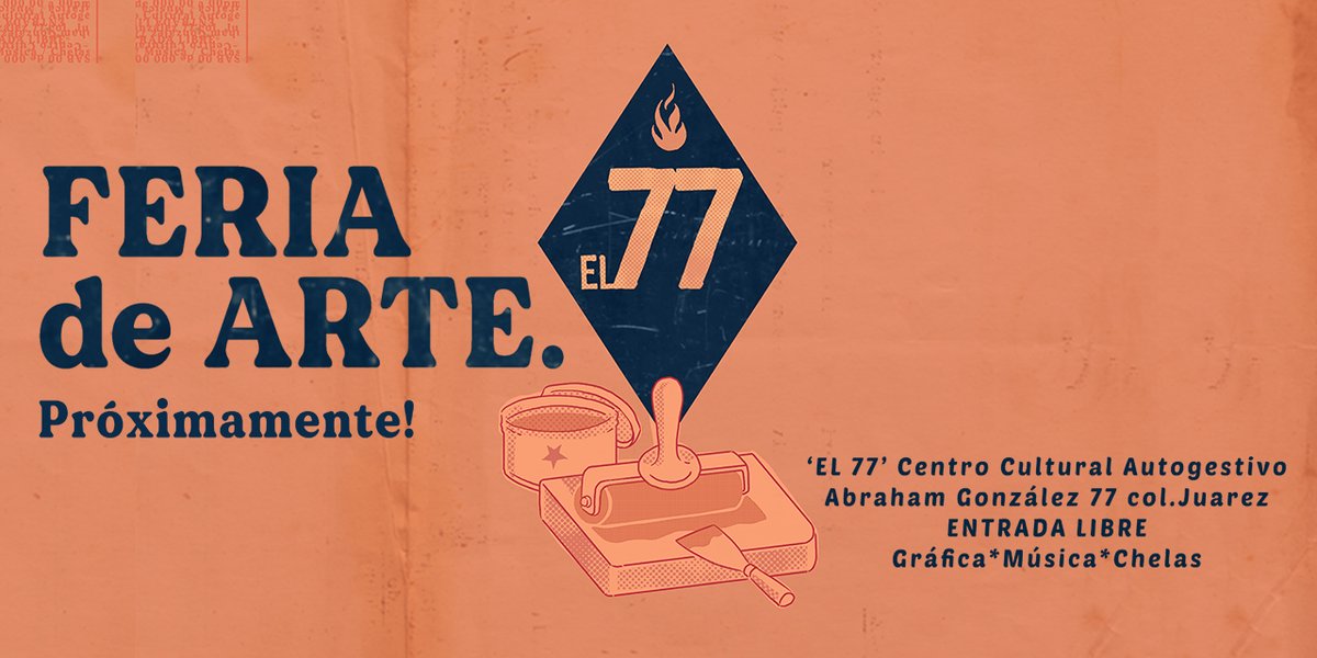 ¿Tienes un proyecto de arte y buscas un espacio donde presentarlo?
Estamos creando para ti nuestra primer Feria del Arte. Pronto más información.  

#SumamosBuenasObras