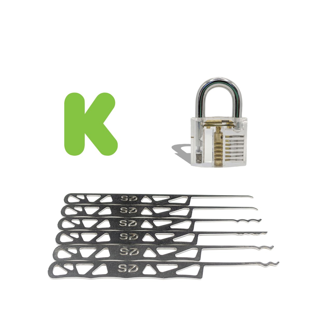 SubtleDigs's tweet photo. Our full-size lock pick set is designed to be comfortable without the bulk. The set retails for $50 - But Kickstarter backers can get it for $40. Pro Tip: Choose the reward that comes with a clear padlock, and start learning right away. https://t.co/wnmAqzu6DB https://t.co/ySV1ZnoUn7