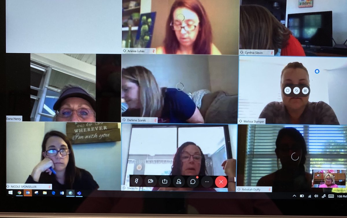 NPESharks's tweet photo. I loved โWebExโingโ with grade level teams this week! It was great to see everyone! #NPEFamily #CPSFamily #COVID19 https://t.co/uly2bPXAMg