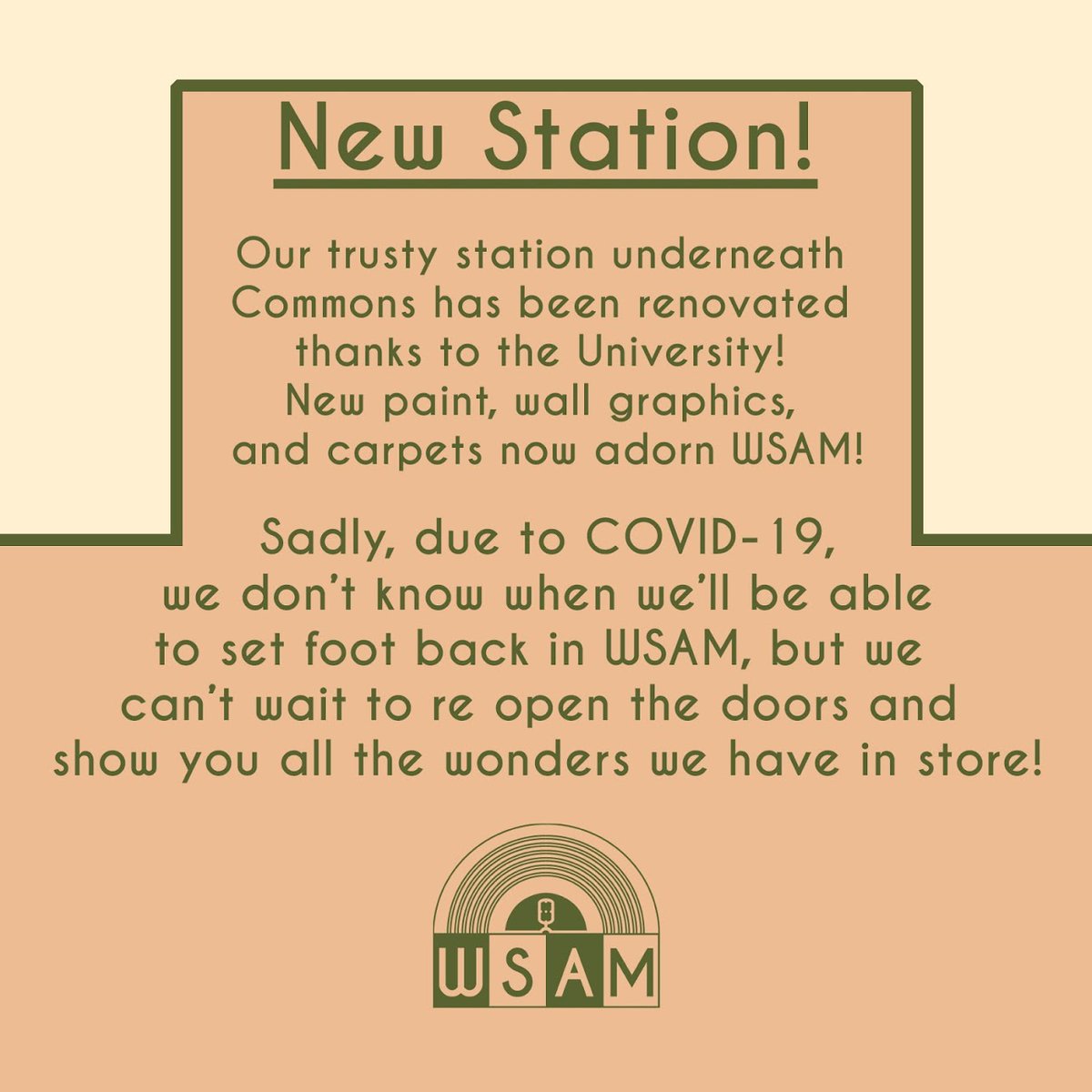 Sup everyone? We hope you're doing well during this unprecedented time. We're excited to share with you that we have rebranded! Below is some info about our new station and logo!