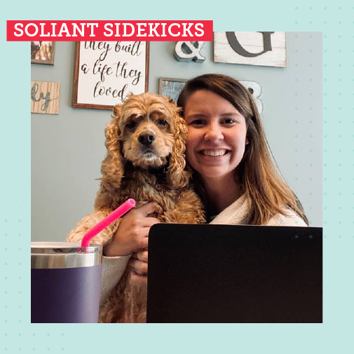 soliant's tweet photo. The #Soliant team is doing our part by #workingfromhome and that means we have some new furry co-workers to help us out! For more pics of our furry friends, head over to our #instagram account, @solianthealth.#SoliantSidekicks https://t.co/5xsv1DEk1y