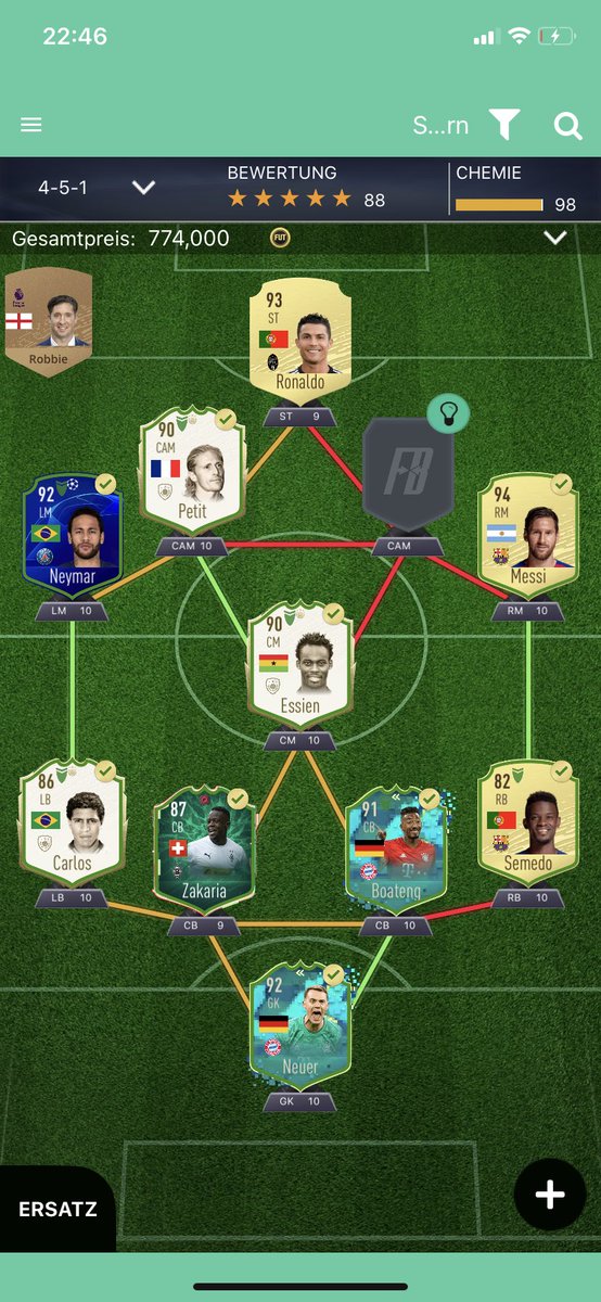 Fabiolinho09's tweet photo. Wen kann ich einbauen? Hatte vorher Ben Yedder. Wollte was neues testen. Hätte 1.5m über. Sollte Rzom sein und ab und an zweiter ST. Cr7 Sturm spiele 4231 Ingame. @Psemy_FUT @CAANO46 @Coinsmaffia @TimoX08 #SheeshTeam #sheeshtube https://t.co/tuEXN0K55Y