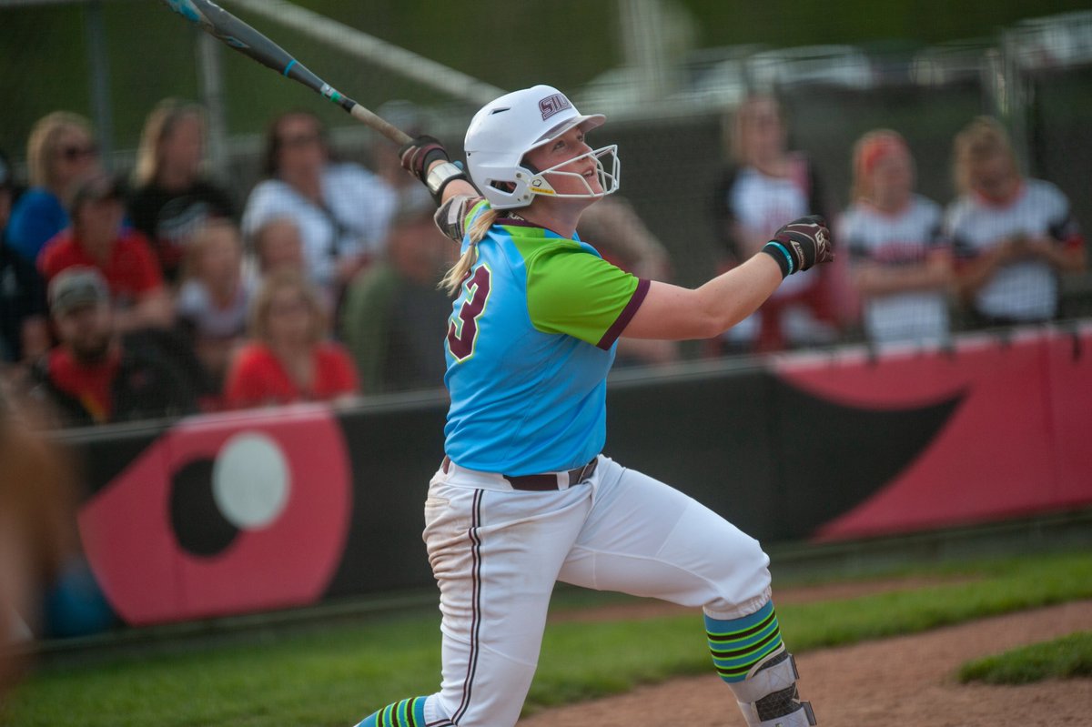 1B Kyleigh Decker ( @kdecker33)2019 MVC All-Tournament2 HR vs UT-Martin (T-SIU record)GW HR vs Mo St in ‘18 MVC TournPost-SIU: Medical careerSewell: “HR hit that gigantic black scoreboard at Bradley in ‘18. We had asked if anyone had ever hit it and they said ‘no.’”