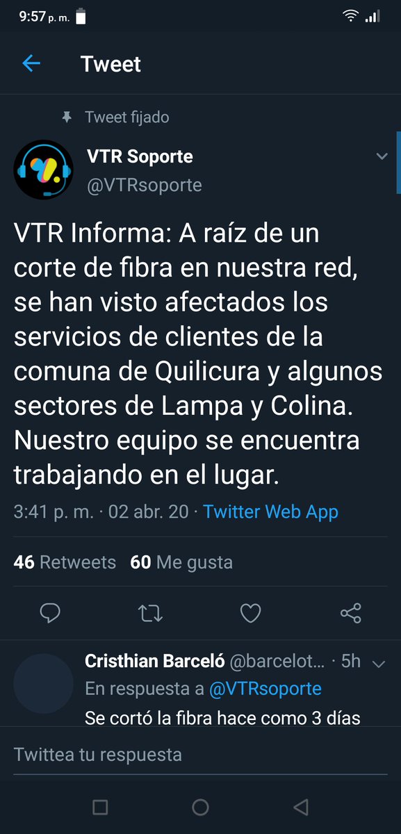 Vannina74 Apruebocc Hola La Verdad Es Q Esta Semana Vtr Ha Tenido Mucha Intermitencia No Se Si Llamaste Aunque A Veces Es Mas Facil Que Te Pesque Por Aca Vtrsoporte Besos