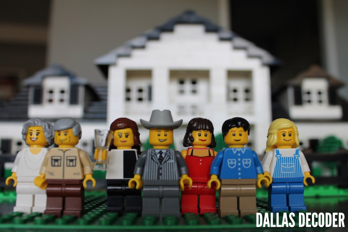 DallasDecoder's tweet image. To mark #Dallas’s anniversary this year, we recreated @Southfork_Ranch with Legos. Check it out: bit.ly/southforklego