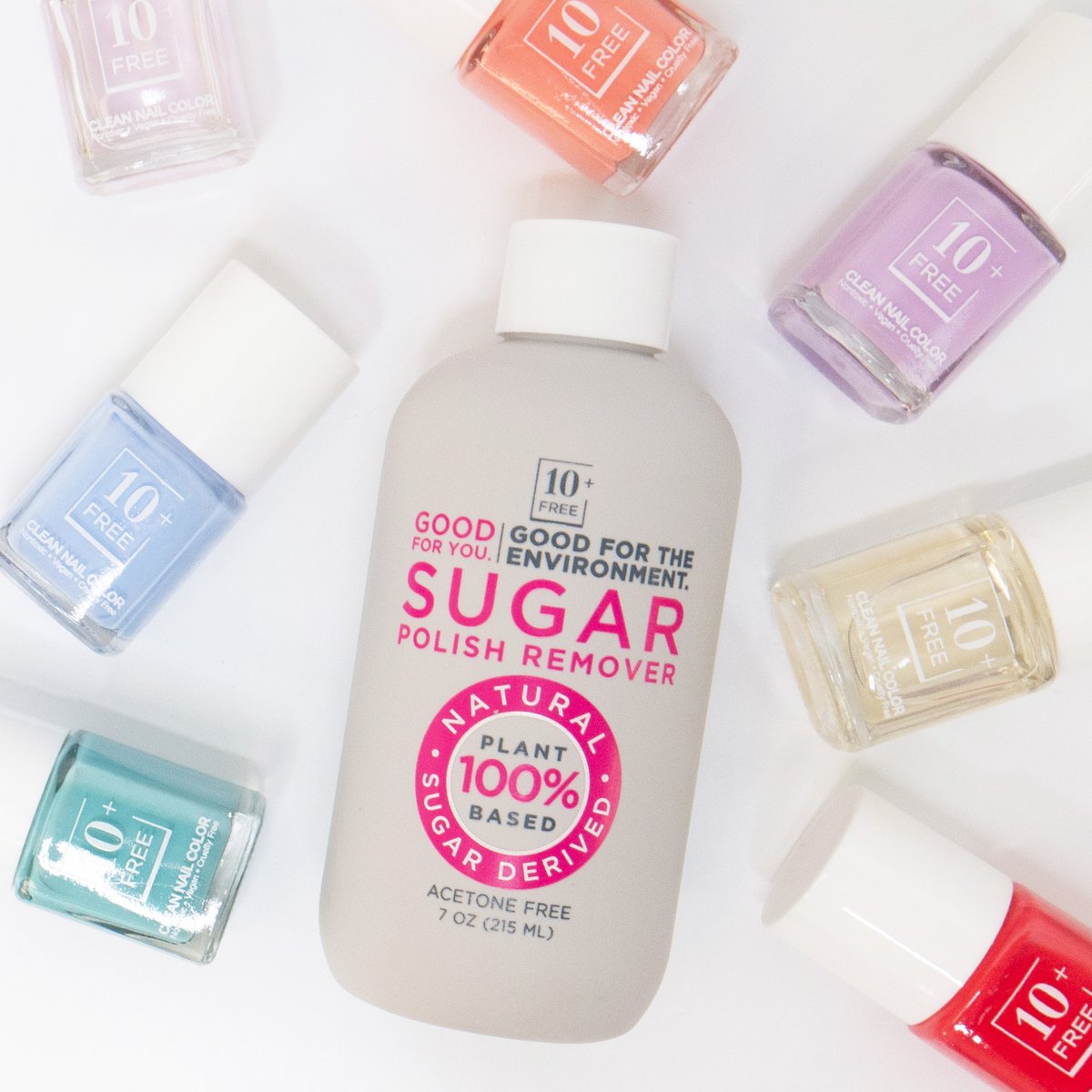 10freenailcolor's tweet photo. Have you heard about our new SUGAR Polish Remover?! It is:
✨ 100% Natural Sugar Derived
🐰 100% Vegan &amp; Cruelty-Free
🚫 100% Acetone-Free, Nontoxic
☁️ 100% Gentle, Non-Drying Formula
#10FreeNails #10Free #nails #cleannails #vegan #crueltyfree #nontoxic #cleanbeauty #veganbeauty https://t.co/vnDTxJH9aM