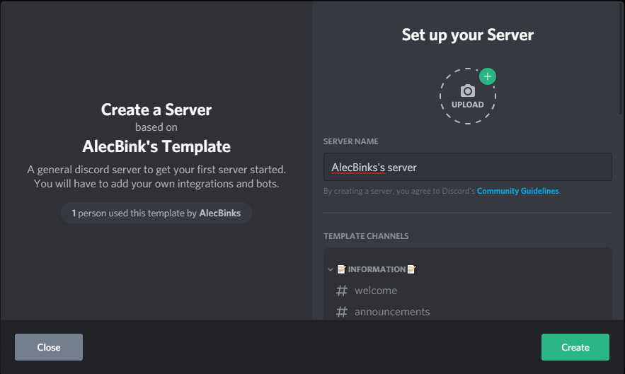 Discord Templates