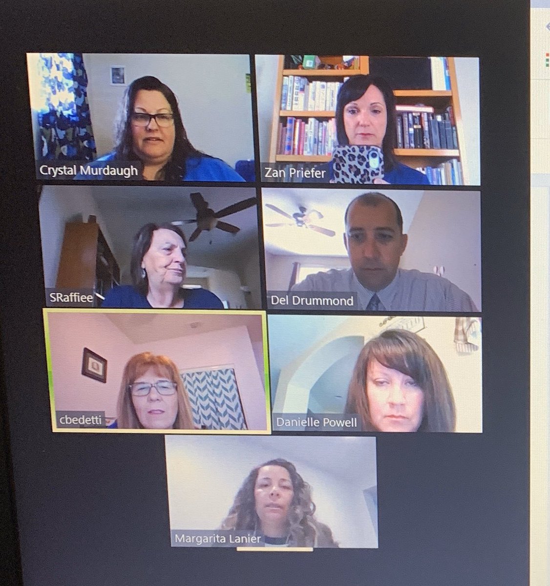 zanpriefer's tweet image. We wore blue today for our online special education interviews for World Autism Awareness Day #lightitupblue #autismspeaks #SJUSD