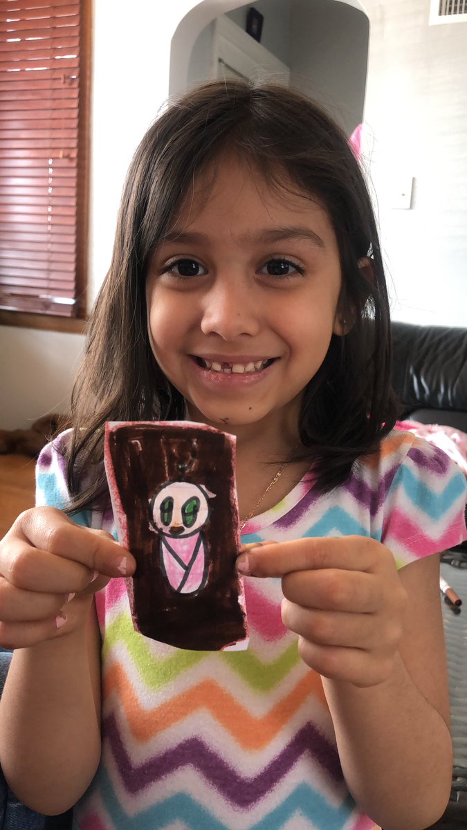 Alfaro914Laura's tweet photo. Yahel Hernandez 4GF 
Andrea Hernandez Pre-School with their art work for spirit week on Spring break! #d100inspires #irvingpride #spiritweek @IrvingBerwyn @MsFlood2 @MsGoushas @Miss_JuliePreK https://t.co/xwbra8w4Qp