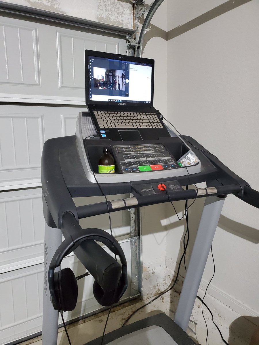 Runninforbeers's tweet photo. I've set up my garage so I can get my steps in during my meetings! (So many people have commented on it) How are you getting your steps?
#stepwithdes @fitness_bank #fitnessbankbr #bibchat https://t.co/SbaM3CJuzd