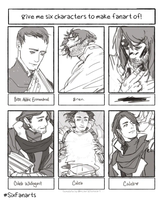 who's surprised #calebwidogast #sixfanarts 