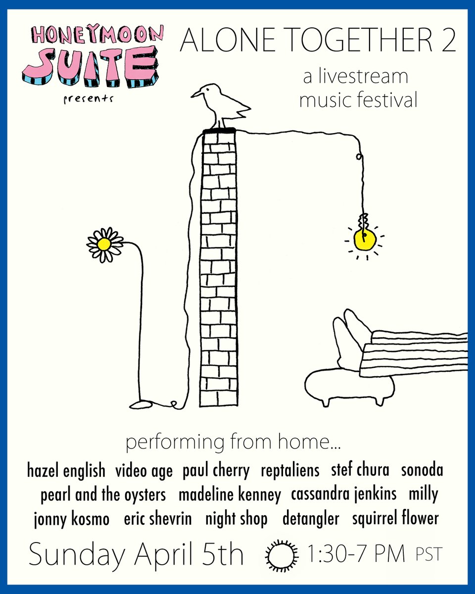 dangerbird's tweet photo. Our friends from @conestheband / Honeymoon Suite are putting on another livestream festival this Sunday! Featuring @millymusicgroup &amp; and our forthcoming Microdose artist Night Shop 😍 https://t.co/Xf4zuocTzN