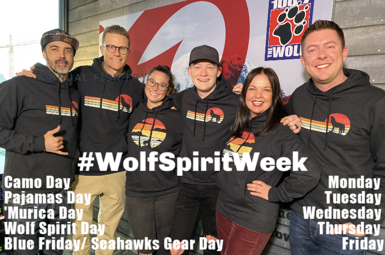 SeattleWolf's tweet photo. Pull out your favorite team gear tomorrow! #WolfSpiritWeek #StayConnectedTogether https://t.co/MyNQazp6q8