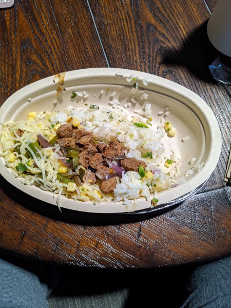 BonzTM's tweet photo. @ChipotleTweets Yo, stop fucking around with these to-go orders.  This is not the first time.  Gotta go in store to get a worthy meal. https://t.co/iVP8hfJaHg