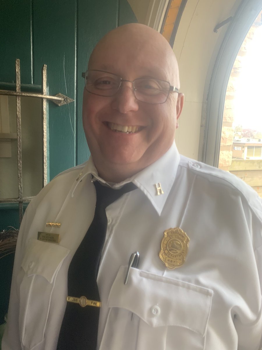 Wearing Cards gear and feeling the burn from #Mehlville50for30 while I #StayHome for STL Firefighters like this guy! Also asking any MHS student who hasn’t checked in with a counselor or teacher to please let us know how you are! #Wehlville #WeAreMehlville #PanthersNotOnTheProwl