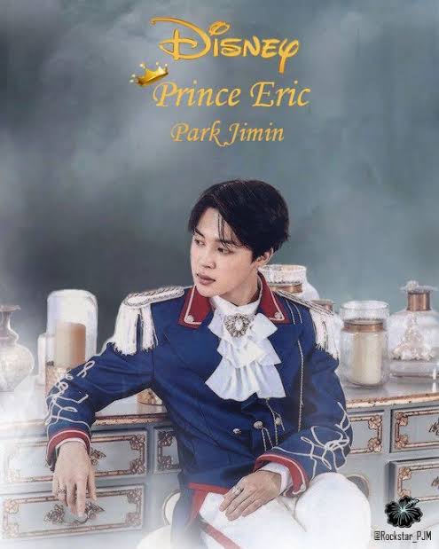 Prince eric: Omg i remember when i joined stan twitter and the only thing on my tl was Park jimin as prince eric.