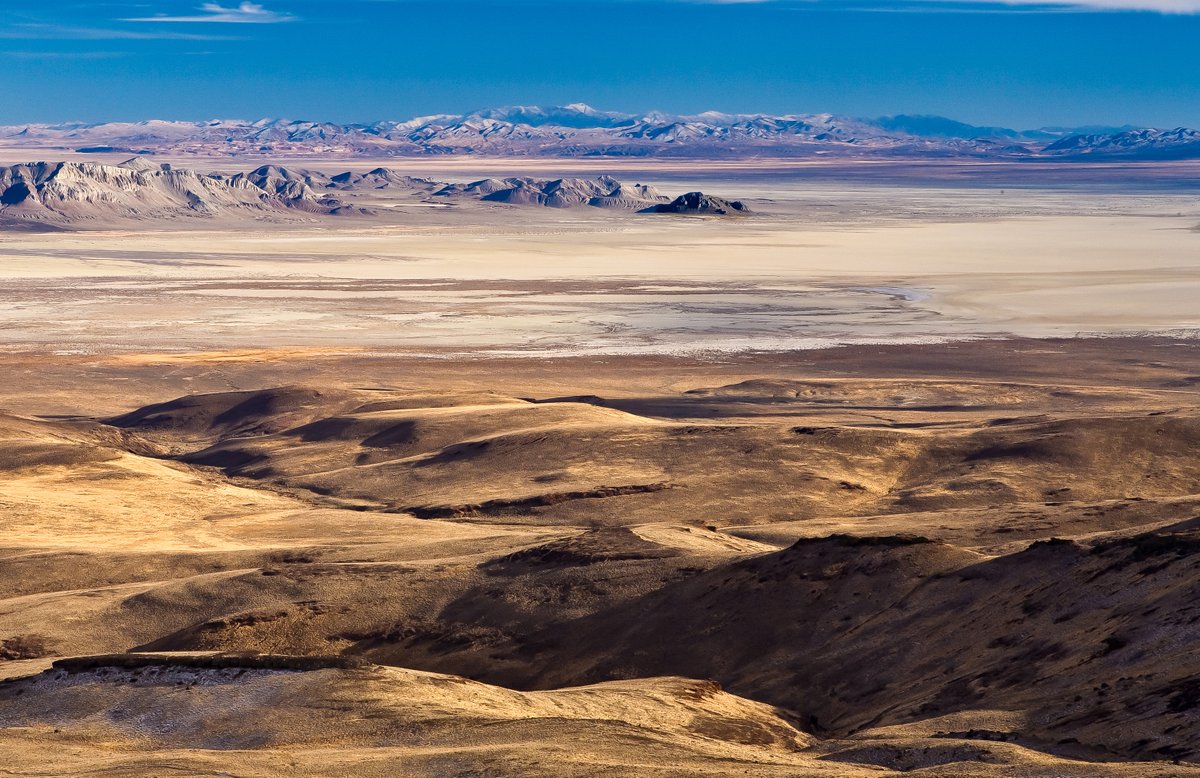BLMNational's tweet photo. Today’s BLM #ArmchairAdventure takes us to @blmnv’s Black Rock Desert, formed from silt that settled out of Ice Age Lake Lahontan. Most notably, Burning Man is held annually at the southern end of the playa attracting 80,000 participants who set up a temporary city each August. https://t.co/1FeSIhCOwG