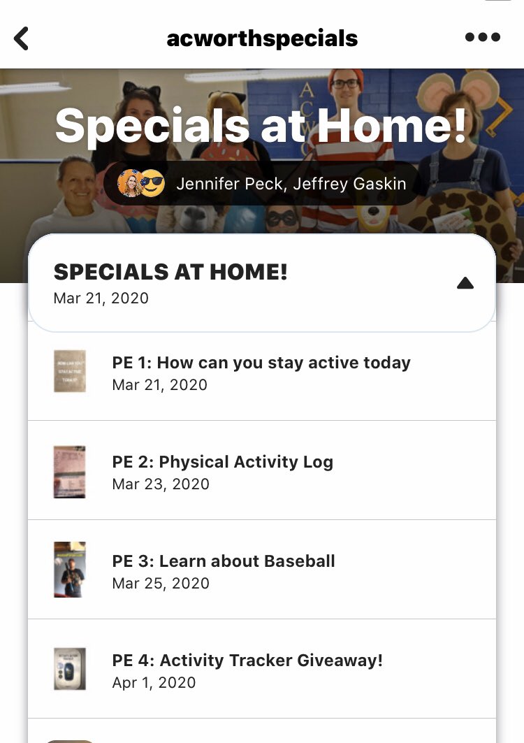 AcworthPE's tweet photo. Using FlipGrid to connect with students has been relatively successful. My 4 PE posts/student replies have received over 2,300 views and 13 hrs of engagement. One of my students, McKenzie, has been killin’ it! @HeatherTornow @Team_AcworthES @CobbSchools @cobbhpe #flipgrid #pe https://t.co/LHqKDsYuup
