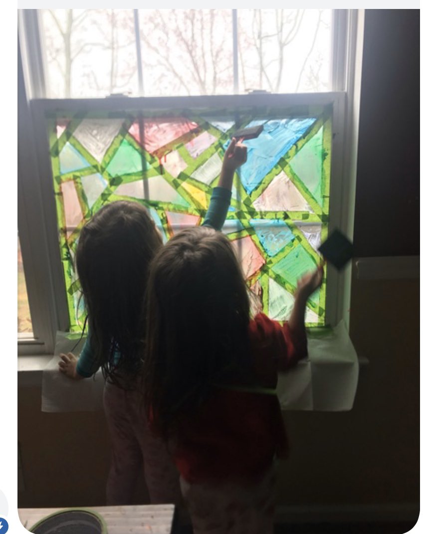 SetonMother's tweet photo. KA decorating doors and sharing some positivity in their community. #catholicsocialteaching #sacrifice https://t.co/4DVslBeFJB
