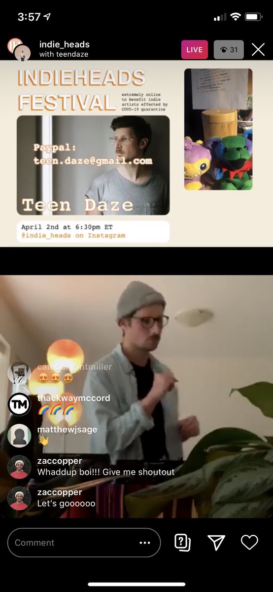 Big shout out to <a href="/teendaze/">Teen Daze</a> for the live stream disco set to keep us all grooving while we’re stuck indoors  🕺💃