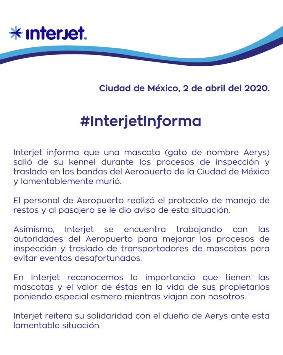 Interjet tweet media