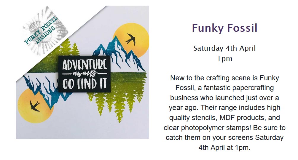 #CraftTV: Craft show at 1PM BST 4th April 2020, #FunkyFossil now #HochandaTVSuppliers.
aninoogunjobi.com/2020/03/craft-…