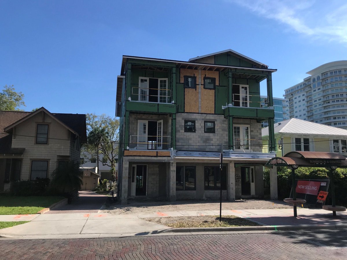 mytsghome's tweet photo. Nothing like visiting a clean construction site! These Duplexes are coming along gloriously in the Thorton Park district of Downtown Orlando!
#ThortonPark #Orlando #MuiltiFamily #KeeseeAssociates #FDSEngineering your #TotalSolutionsGroup #Architecture #Design https://t.co/1OloClzCay