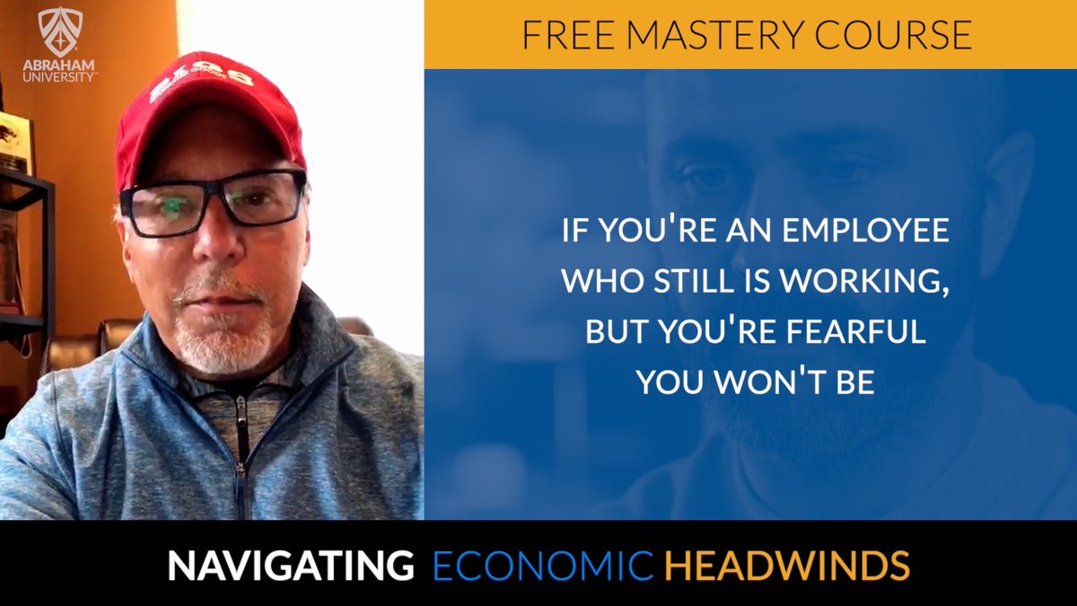 RealJayAbraham's tweet photo. These are turbulent times. If you would like direction on how to navigate them as an #employee, please join me in my 1-hour, completely free #masterycourse "Navigating Economic Headwinds".
You can enroll here: https://t.co/VoudnXvd5O
#business #JayAbraham #success https://t.co/MOOkAKxw4d