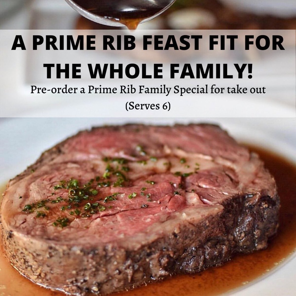 ashpasadena1's tweet photo. 🥩PRIME RIB FEAST FOR THE WHOLE FAMILY!
Prime Rib Family Special (7 lbs. Serves 6) - *Au Jus and Horseradish Sauce *1 bottle of our Single Barrel Russells Bourbon hand selected by Eddie Russell - *Choice of two sides.⁠
https://t.co/XiZQK0NYWg
#AloneTogether #OpenForDelivery https://t.co/toE3HERtmC