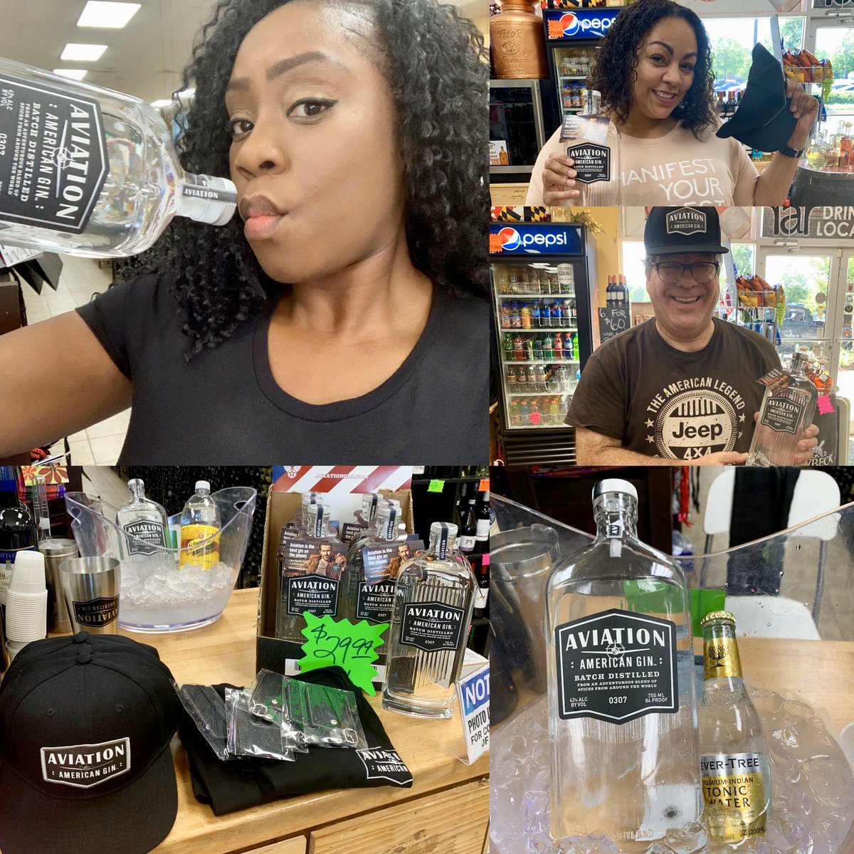 MsEmHenry's tweet image. So sad 😔 that today’s #ThirstyThursday is a THROWBACK! BUT so happy to share the dry yet floral @AviationGin! Was mixing up some gin &amp;amp; tonics for my new friends &amp;amp; sending them home with great Aviation swag.  21 &amp;amp; Over Only. Please enjoy responsibly. STAY HEALTHY🍸