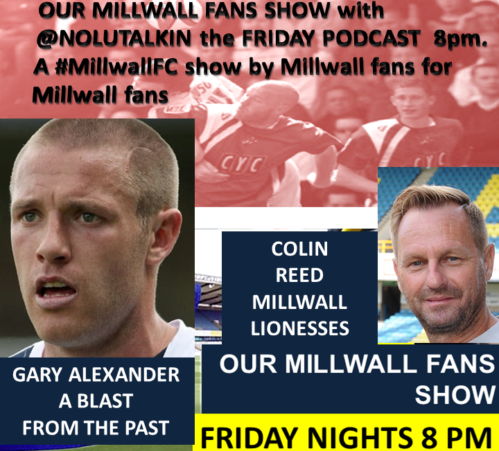 NOLUTALKIN's tweet photo. Hear Lionesses Boss #Colin_Reid on the end of their season & his hopes for the future. Former Lion #Gary_Alexander talks about our position in March 2019+more. 8pm Tonight @Millwall_LFC @Millwall_RTC @P8riot_1776 @Mike_Lions_71 @Mikecowley25 @zamp69wall @kbeckham7 @Meloney007 https://t.co/DwES3xkcco