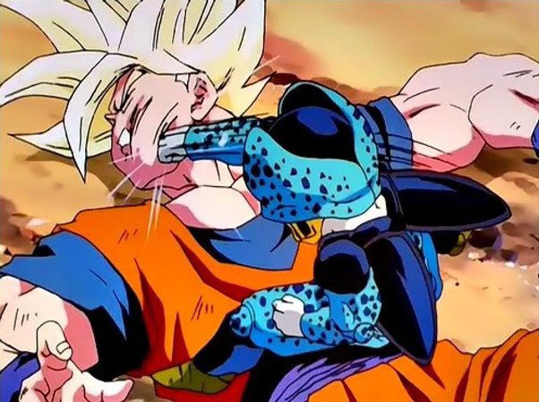 The fact that a barely injured Goku and completely uninjured Vegeta got their asses beat by a Cell Jr. still keeps me up at night