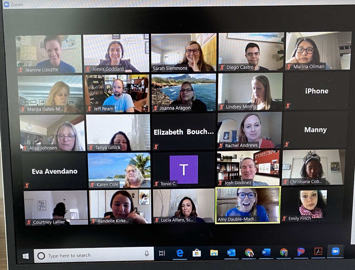MrsGoddardSC's tweet photo. I had such a great time at the @MyCASC Virtual Social! Hope to see more friendly faces next Thursday from 3-4! You don’t have be from CA to join the fun #virtualschoolcounseling #collaborate #winsandwhines #schoolcounselorlife #caschoolcounselor #firstoftwopages #scchat https://t.co/miPCkEvhyo