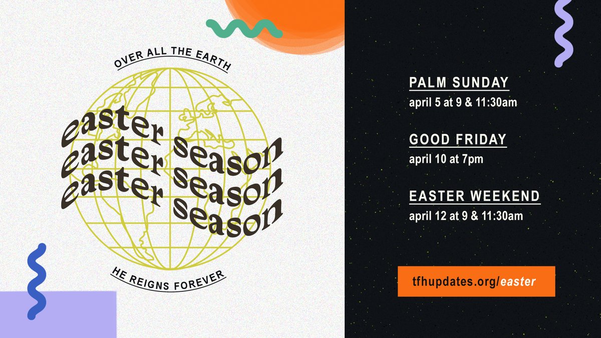 tfhny's tweet photo. Easter is never cancelled! Though it will look different this year, Jesus will still be honored, remembered, and celebrated. We believe his presence forever reigns and dwells over all the earth. 🌎 His love is global and eternal.

https://t.co/misspGMaIW
https://t.co/6rV16DnkhU https://t.co/hb81FzKGMr