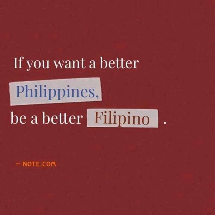 karen22chan's tweet photo. This is not about politics. This is not about the government. This is about you! Are you a better Filipino!?! Ask yourself first before ranting about the government! #istandwiththepresident https://t.co/eZ6Um6YNSe