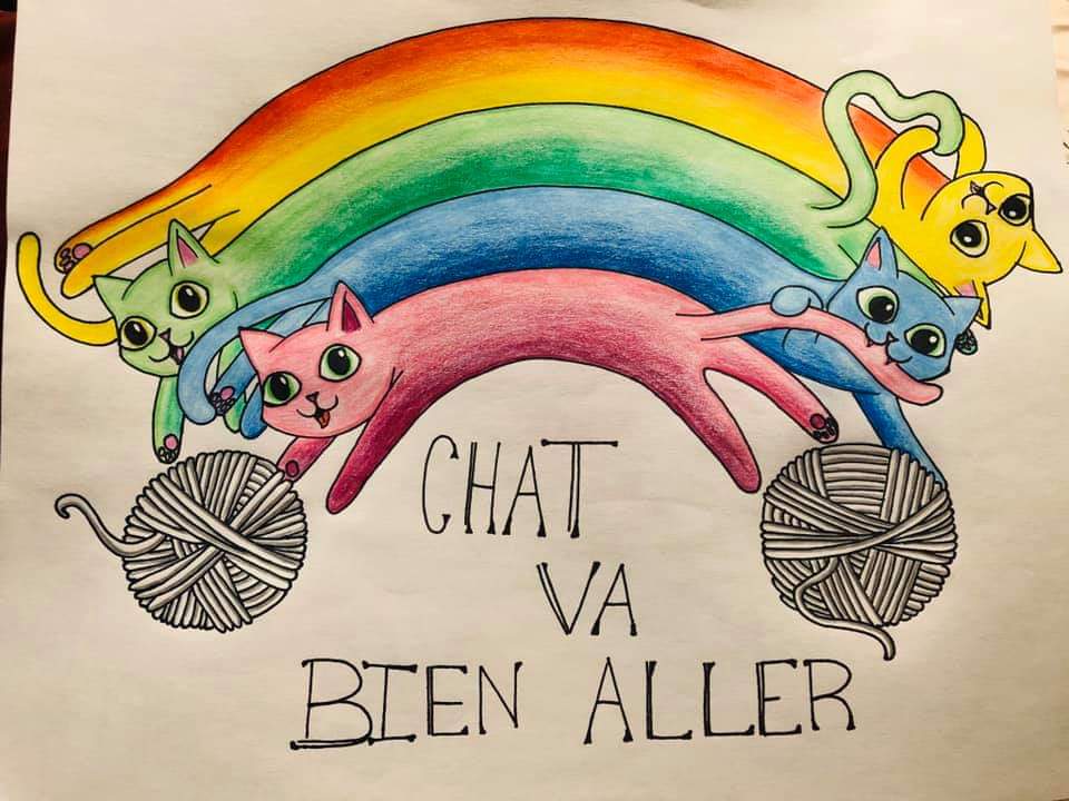 Manne Less בטוויטר Melanie Chartrand Via Fb J Aime Chat Covid19 Cavabienaller Quebec Confinementjour17 Chat