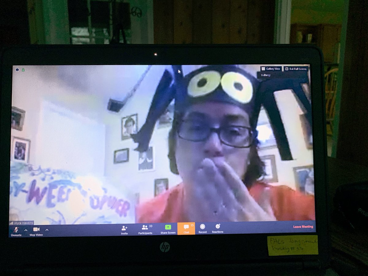 MMVanAllen2's tweet photo. Goodnight Zoom! Story time with Holland students nightly. Averaging around 30 students each night. #VBAlwaysLearning https://t.co/dMTTY8r4jf